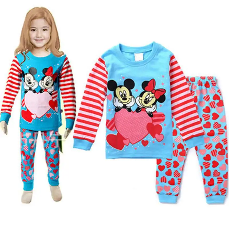 Boys Cartoon dinosaur Pajamas set Children Pyjamas girls cotton cute sleepwear Sets nightwear Family pajamas for kids | Детская одежда