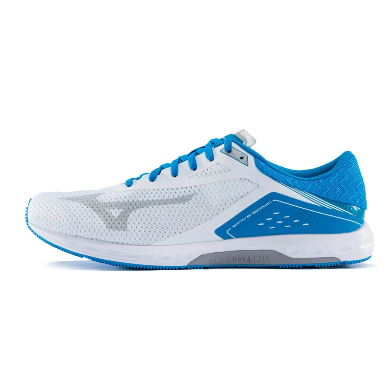 Mizuno Men's WAVE SONIC Running Shoes Wave Cushion Stability Sneakers Contrast Color Breathable Sports J1GC173425 XYP644 | Спорт и