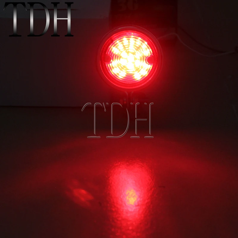 Brass Motorcycle Retro Bullet Taillight 12V LED Tail Lights Brake Stop Lamp Rear Bracket For Harley Cafe Racer Custom |