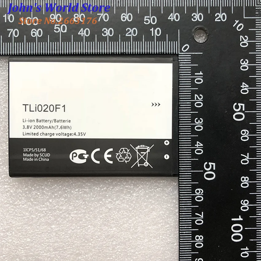 2019 Новый TLI020F1 TLI020F2 Батарея для TCL J720T J726T Alcatel One Touch рoр 2 5042d C7 7040 OT 7040D запасная часть