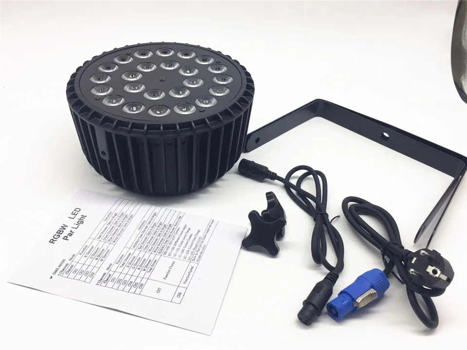 24x18 Вт RGBWA+ UV 6в1 DMX светодиодный прожектор для диджея iluminacion 6в1 rgbwa uv llevo luz de la igualdad dj dmx luz
