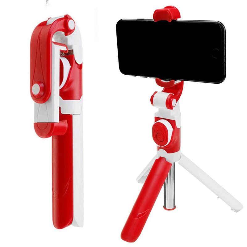 Выдвижная селфи палка беспроводной дистанционный штатив Bluetooth затвор для iPhone