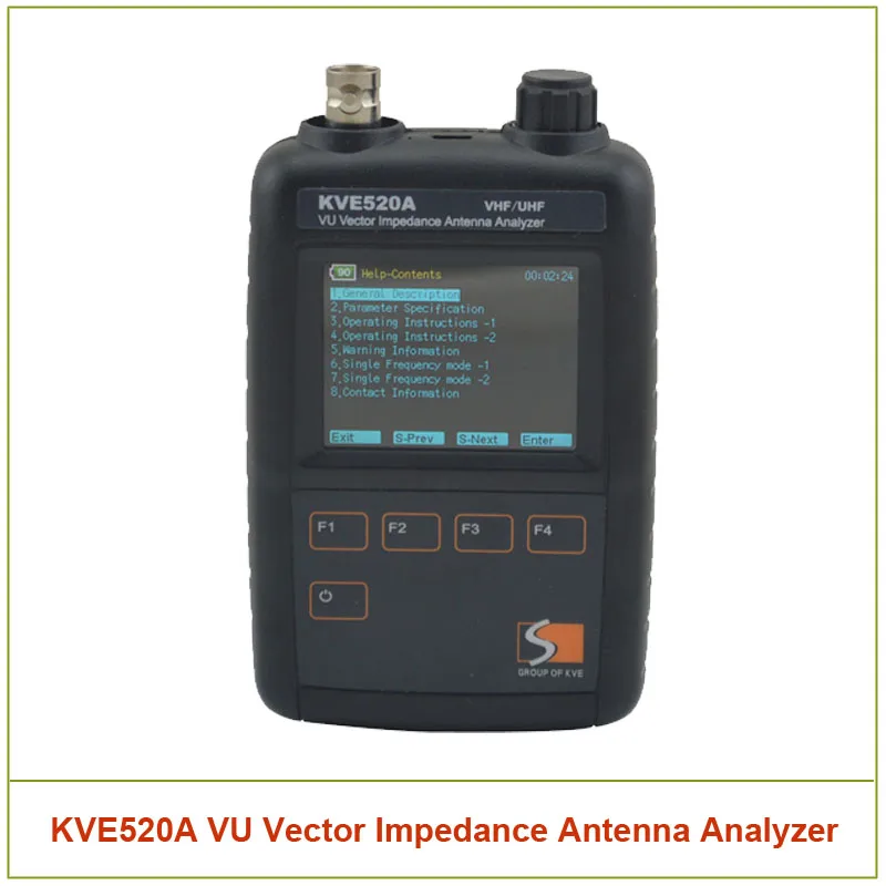 KVE520A VHF/UHF VU анализатор векторной антенны сопротивления (133-177/195-280/395-520 МГц) с 5 шт.