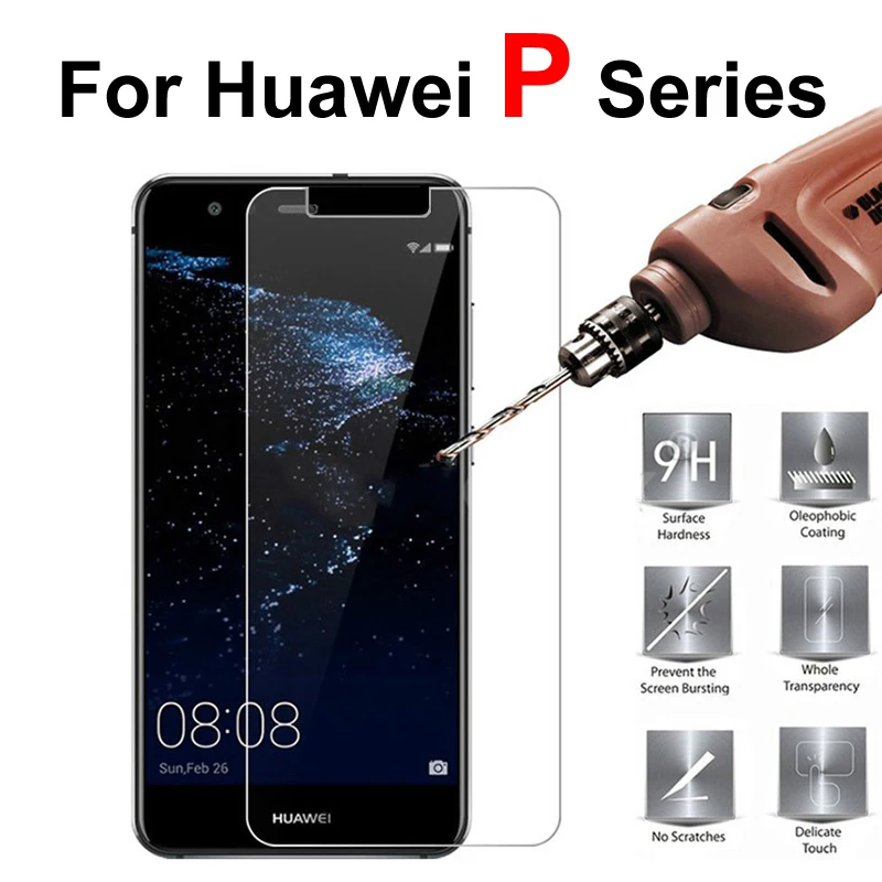 Защитное стекло для huawei p 10 lite safety p8 p9 p10 8 9 8 lite 9 lite 10 lite huawey p20 30 закаленное стекло на защитной пленке