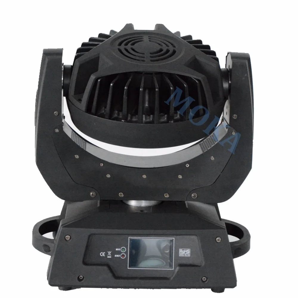 2 шт./лот 320 Вт Led Wash Zoom сценическая движущаяся головка 36*18 свет 6 в 1 RGBWY УФ Звук Авто