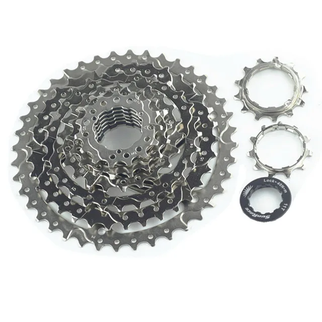 Silver Sunracing CSM680 8 speed 11-40 T черная/Серебристая велосипедная кассета fit Shimano SRAM переходник маховика для GS SGS Derailleur - Цвет: Silver