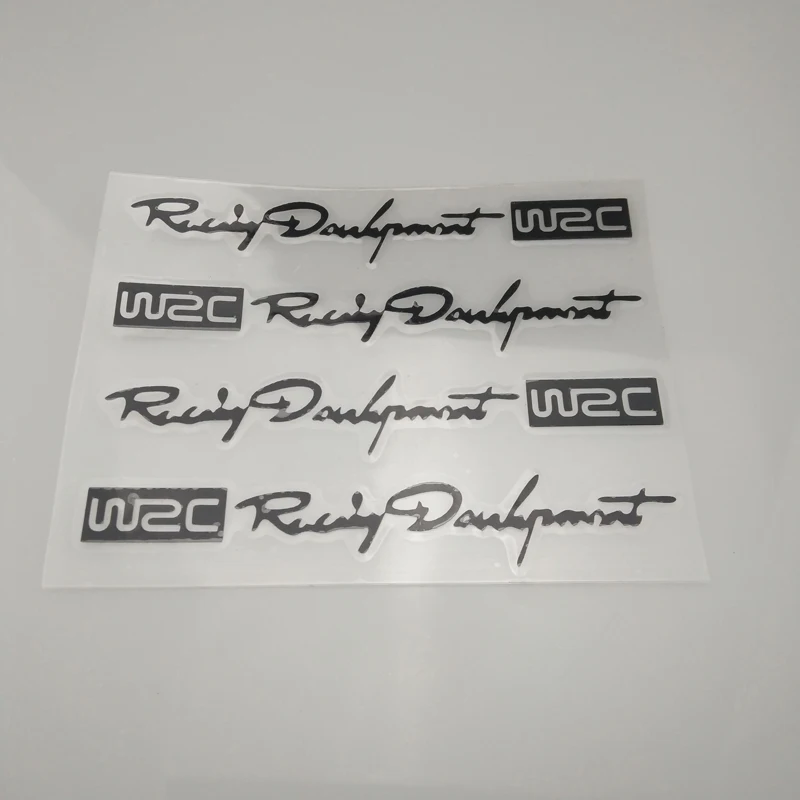Car-styling WRC Logo Door Handle Reflective Stickers for Volkswagen POLO Tiguan Passat Golf EOS Scirocco | Автомобили и мотоциклы