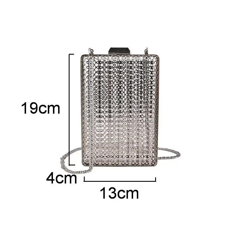 

DIINOVIVO Metallic Bags Handbags Women Famous Brands Shoulder Bag Luxury Party Evening Bag Women Chain Ladies Bag Purse WHDV1126