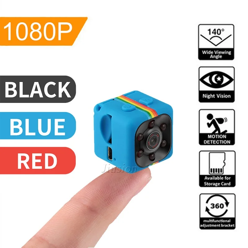 SQ11 Mini Camera Full HD 1080P Small Cam Recorder Micro Video with Night Vision Motion Sensor Portable Recording Device|Компактные