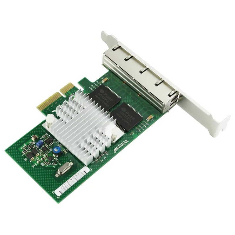 Сетевая карта PCIe на 4 порта Gigabit Ethernet сетевой адаптер 1000 Мбит/с I340T4 для сервера|network