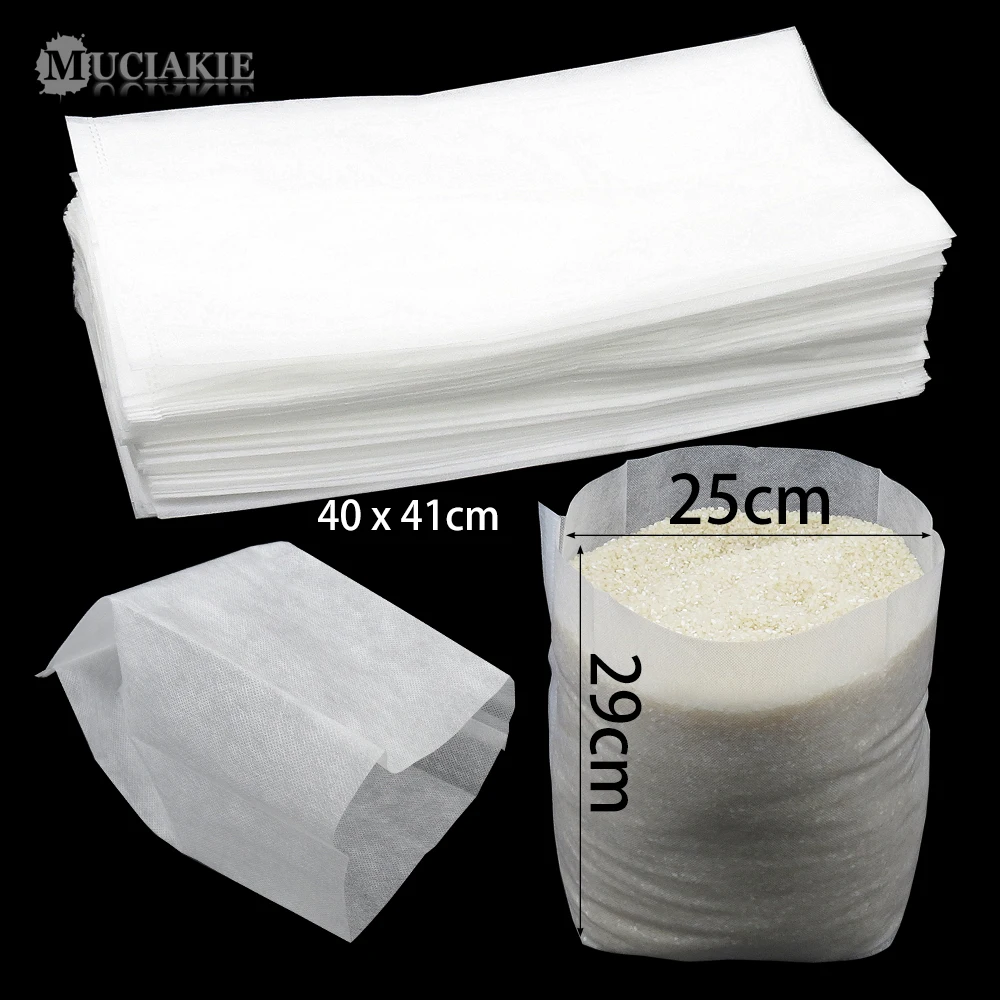 MUCIAKIE 50PCS 40x41CM Non-Woven Fabric Seeding Growing Bags Nutrition Pot Grow Bags Degradable Breathable Planting Bags
MUCIAKIE 50PCS 40x41CM Non-Woven Fabric Seeding Growing Bags Nutrition Pot Grow Bags Degradable Breathable Planting Bags