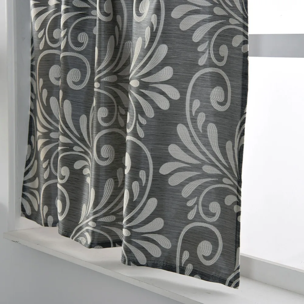 NAPEARL Короткие шторы для кухни жаккардовые оконные обработки современные панели