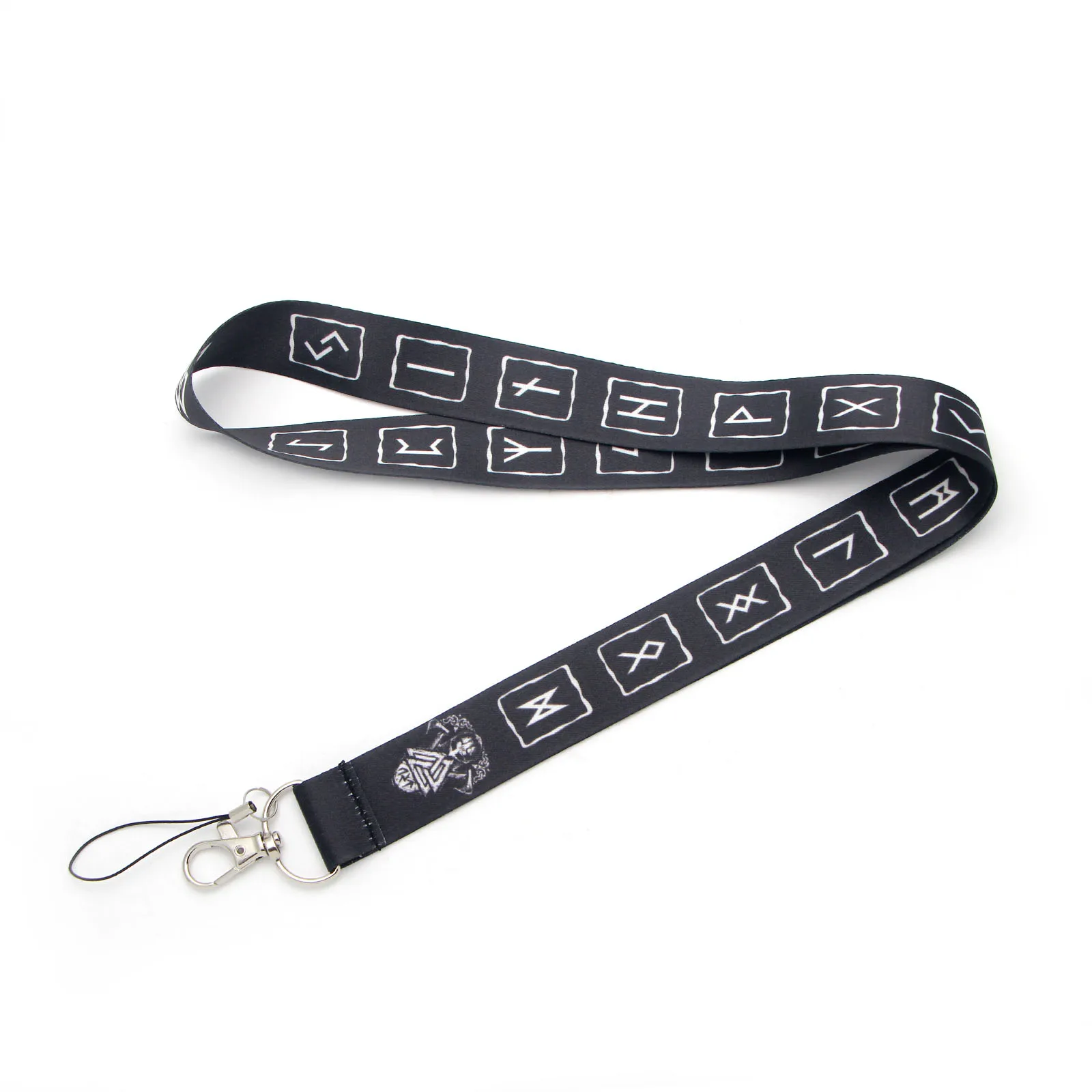 B1917 Dongmanli Viking ожерелье с дизайном «Руна» Талреп Бейдж ID Lanyards/Мобильный телефон Веревка/ключ ремешок на шею Ремни Аксессуары