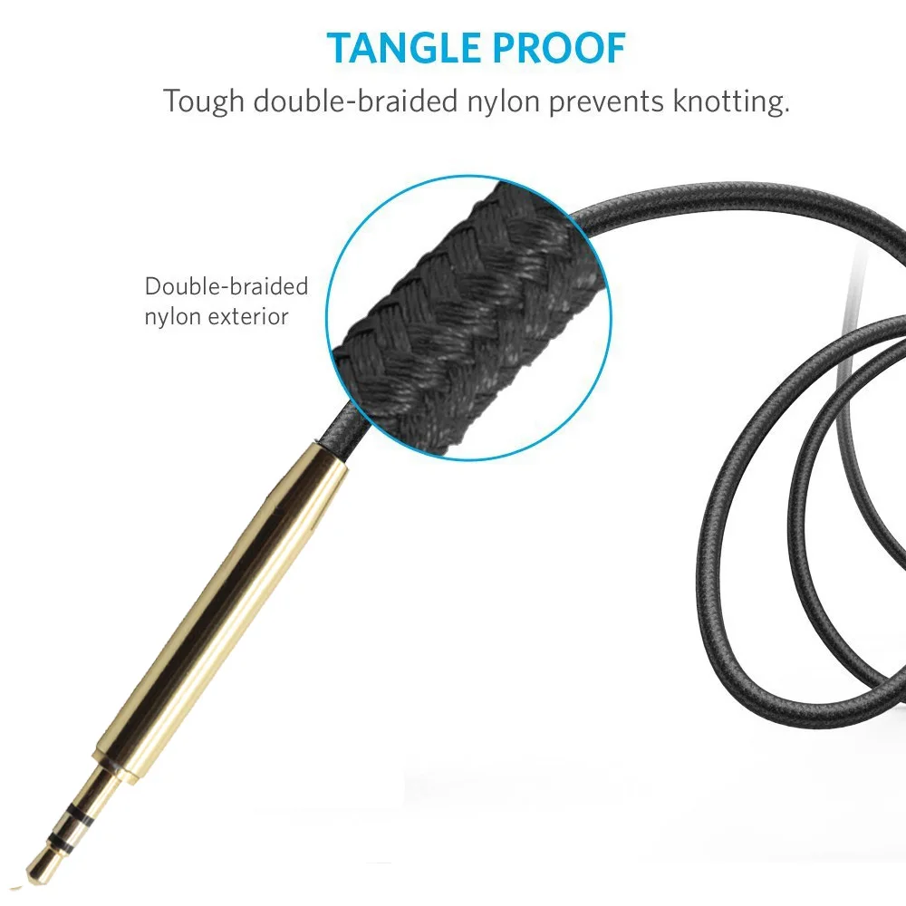 Poyatu Hi Fi аудио обновленный кабель для AKG K450 K451 K452 K480 Q460 сменные плетеные кабели