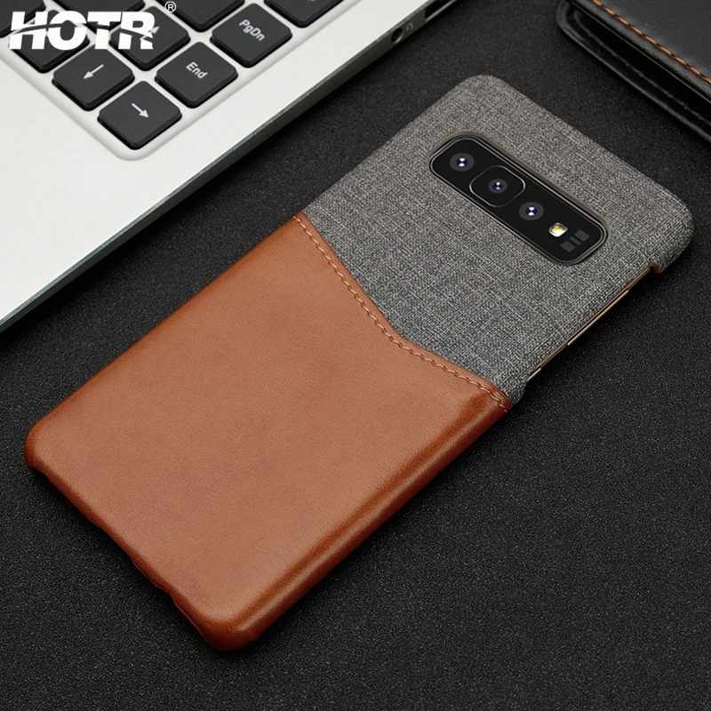 Кожаный чехол для Samsung Galaxy S10 Plus s10 S10e задняя крышка из искусственной кожи кожаный