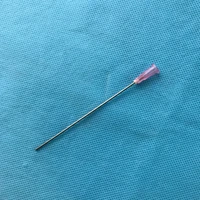 50pcs 10cm long blunt syringe needle 18gauge ink cartridge refilling ciss overall length 100mm