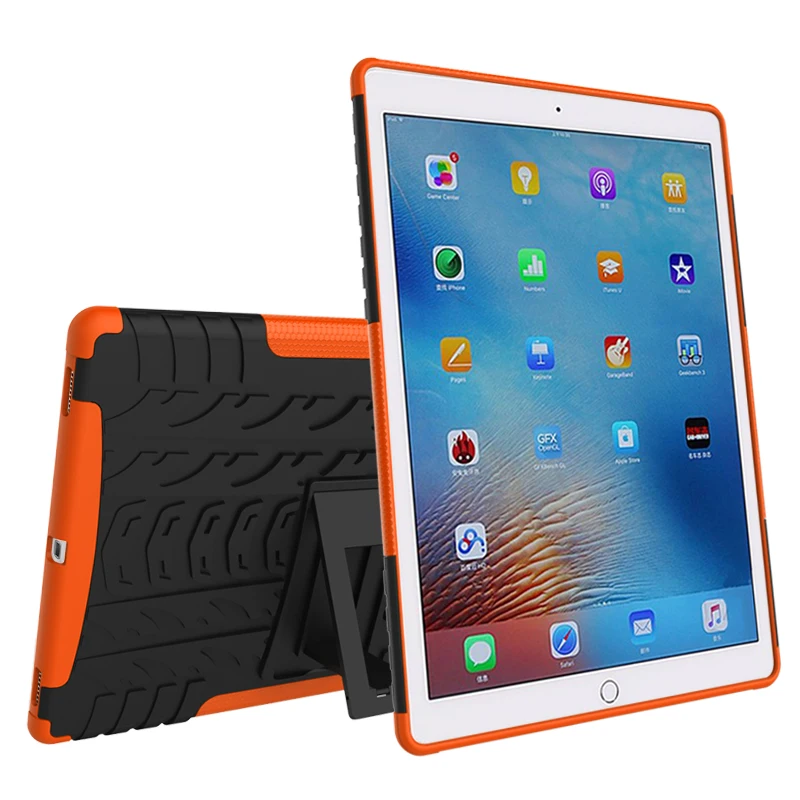 200 шт. DHL для iPad Pro 9 7 &quotЧехол с рисунком шин 2 в 1 TPU PC Гибридный кронштейн задняя