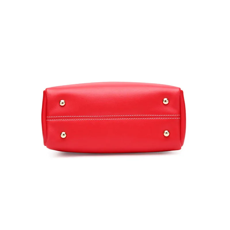 Модная женская сумка из натуральной кожи через плечо Повседневная Сумка-тоут с