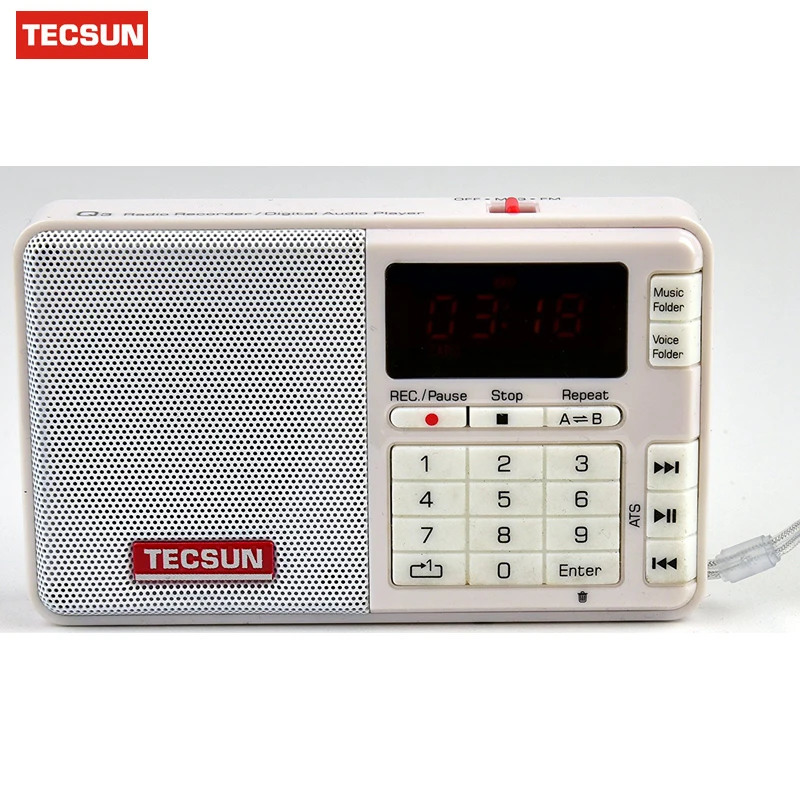 Оригинальных Tecsun Q3 FM стерео Радио с rec Регистраторы TF карты MP3-плееры USB Динамик fm Радио
