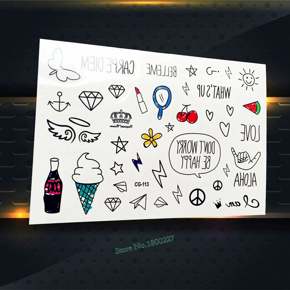 3D яркие волк зверь Временные татуировки дети Для мужчин Средства ухода за кожей