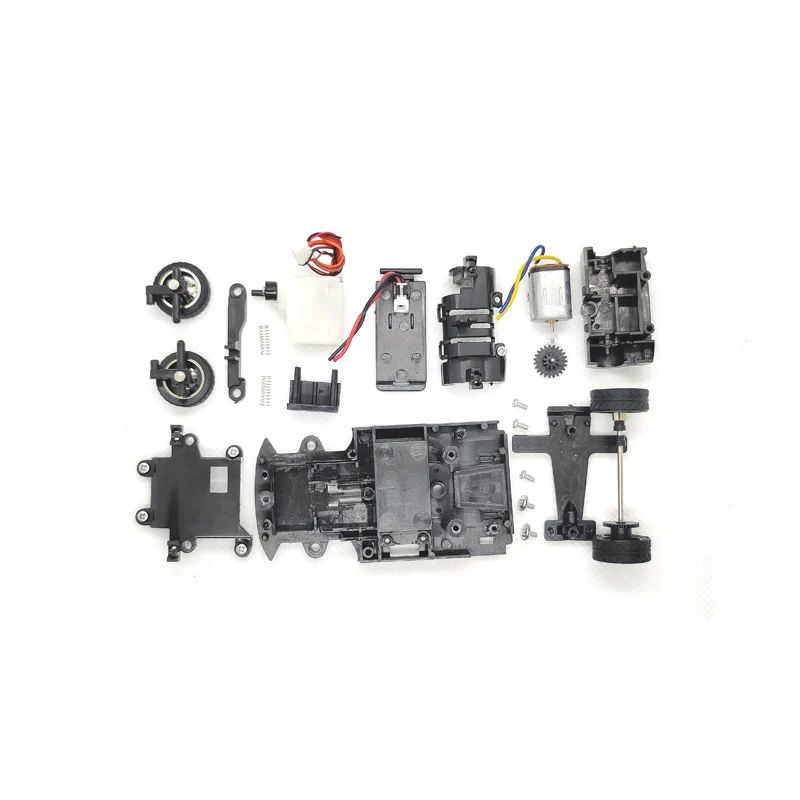 DasMikro нано полный пропорциональный RWD DIY RC шасси для 1/43 1/32 модификации