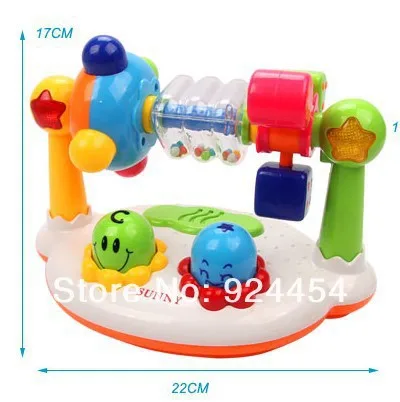 Музыкальные детские игрушки Музыка вращающееся освещение фитнес-рамка