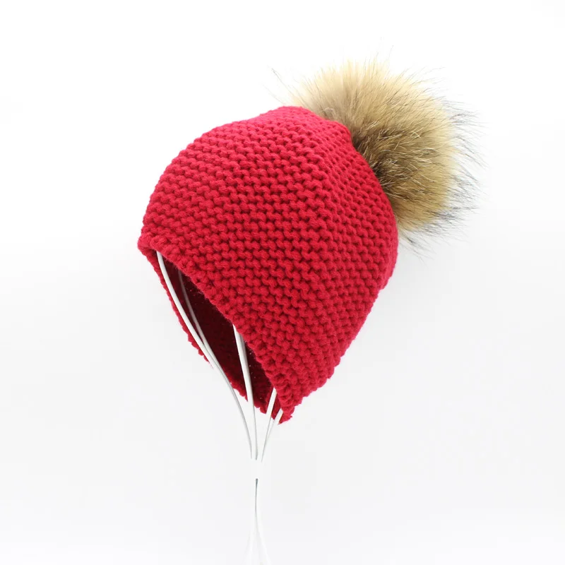 Фото 2016 Fashion Knitted Baby Hats Boy Winter Outdoor Ear Protection Beanies Caps Pom pom Real Fur Hat Kids Аксессуары для одежды 2016 Fashion Knitted Baby Hats Boy Winter Outdoor Ear Protection Beanies Caps Pom pom Real Fur Hat Kids Аксессуары для одежды