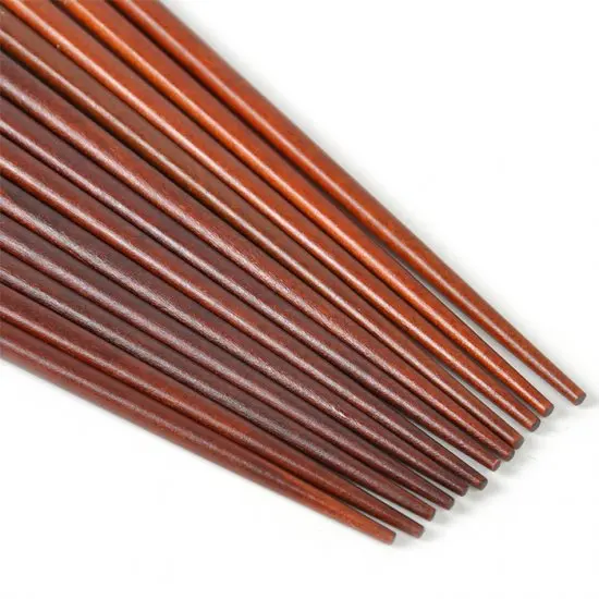 Палочки для еды из натурального каштана в японском стиле ручной работы 6 пар