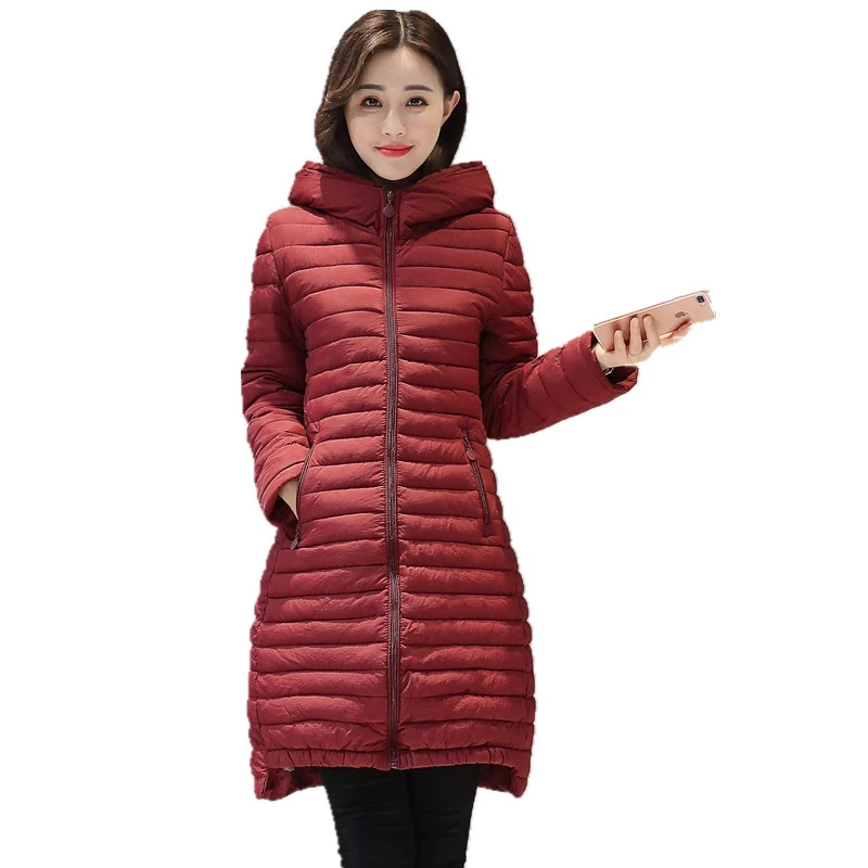 Женская зимняя парка в полоску с капюшоном|women parka|parka womenwarm winter coat |