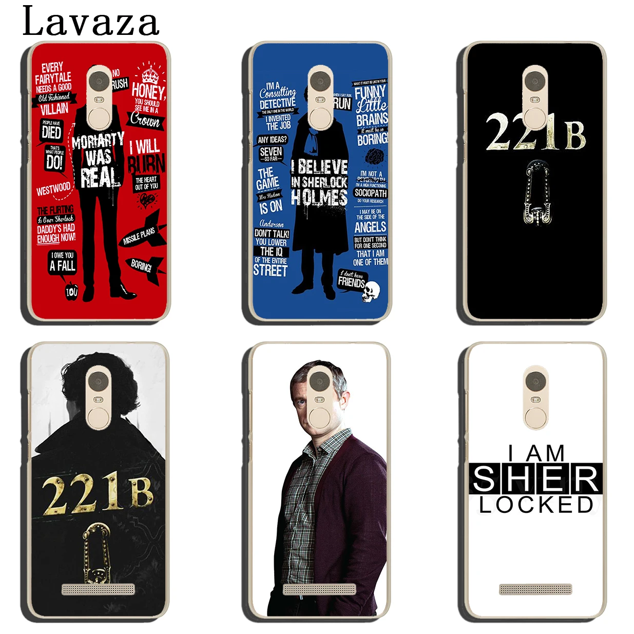 Lavaza 221B Шерлок Холмс жесткий чехол для телефона для Xiaomi Redmi K20 8A 7A 5A 6A Примечание 8 7 5 6 iPad Pro 4 4X крышка