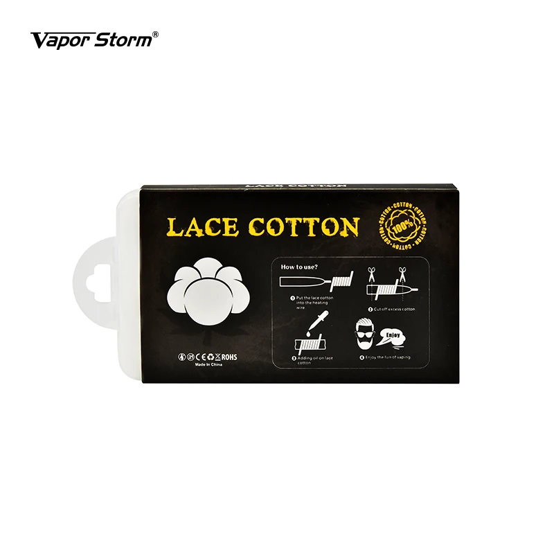 Vapor Storm кружево хлопок 114 мм длина катушка фитиль нагревательная проволока