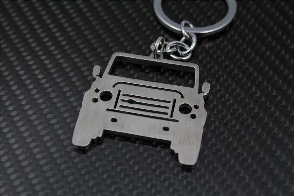 Брелок из нержавеющей стали для Land Rover Defender Крутое кольцо ключей подвеска на
