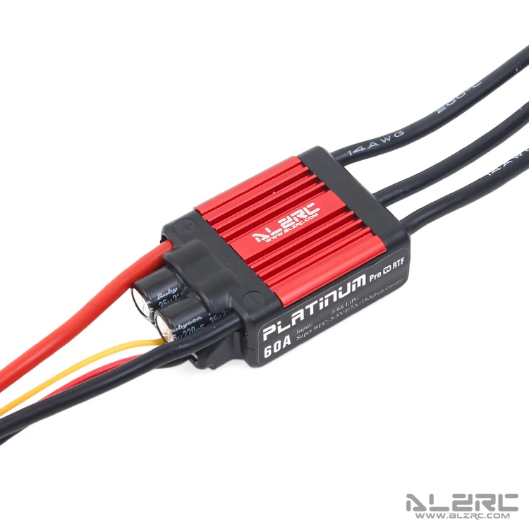 ALZRC-бесщеточный ESC - Platinum 60A V4 | Игрушки и хобби
