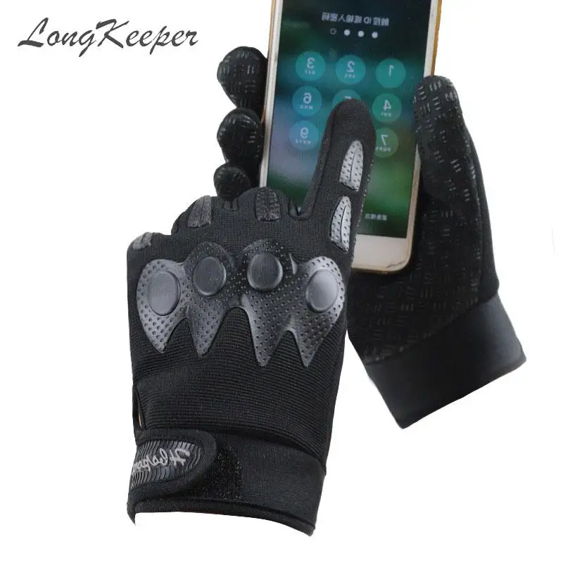 Тактические перчатки LongKeeper для мужчин и женщин с пальцами камуфляжные