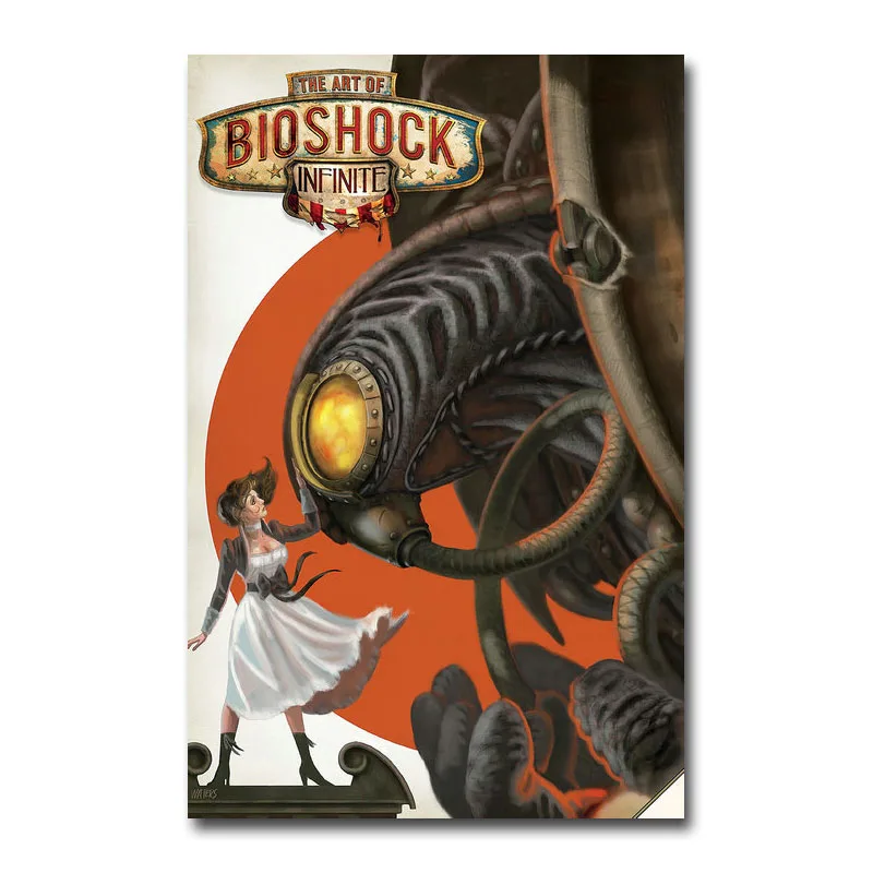 Художественный шелк или холст с принтом Bioshock бесконечная игра плакат 13x20 дюймов для украшения комнаты-004 - Цвет: Picture 6