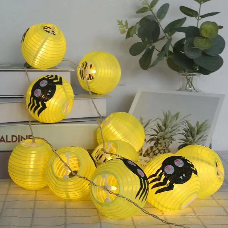 10 светодиодный люминесцентный ручной фонарь для Хэллоуина декоративные огни