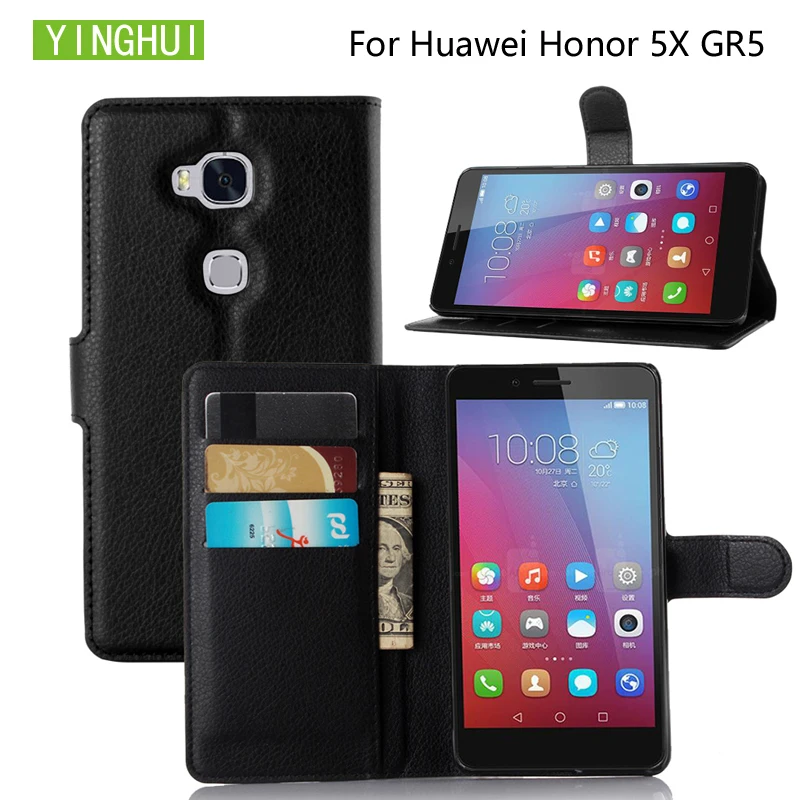 Чехол YINGHUI для Huawei Honor 5X GR5 5 дюйма роскошный чехол-накладка из искусственной кожи