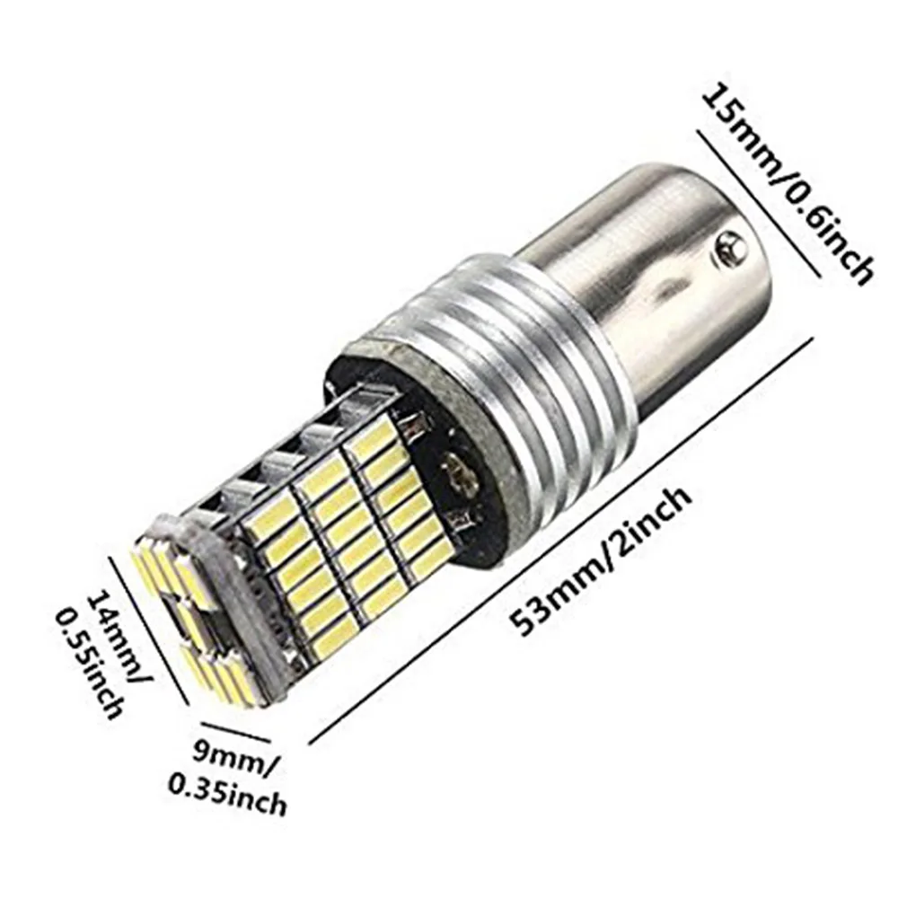 YSY 10 шт. супер яркие 1156/BA15S 1157/BAY15D T25 T20 45SMD светодиодные 4014 автомобильные Canbus