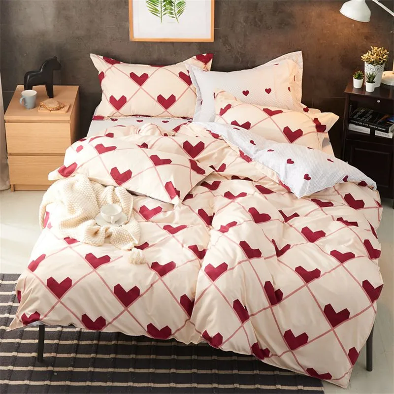 Современный стиль домашнего использования 4 шт постельных принадлежностей