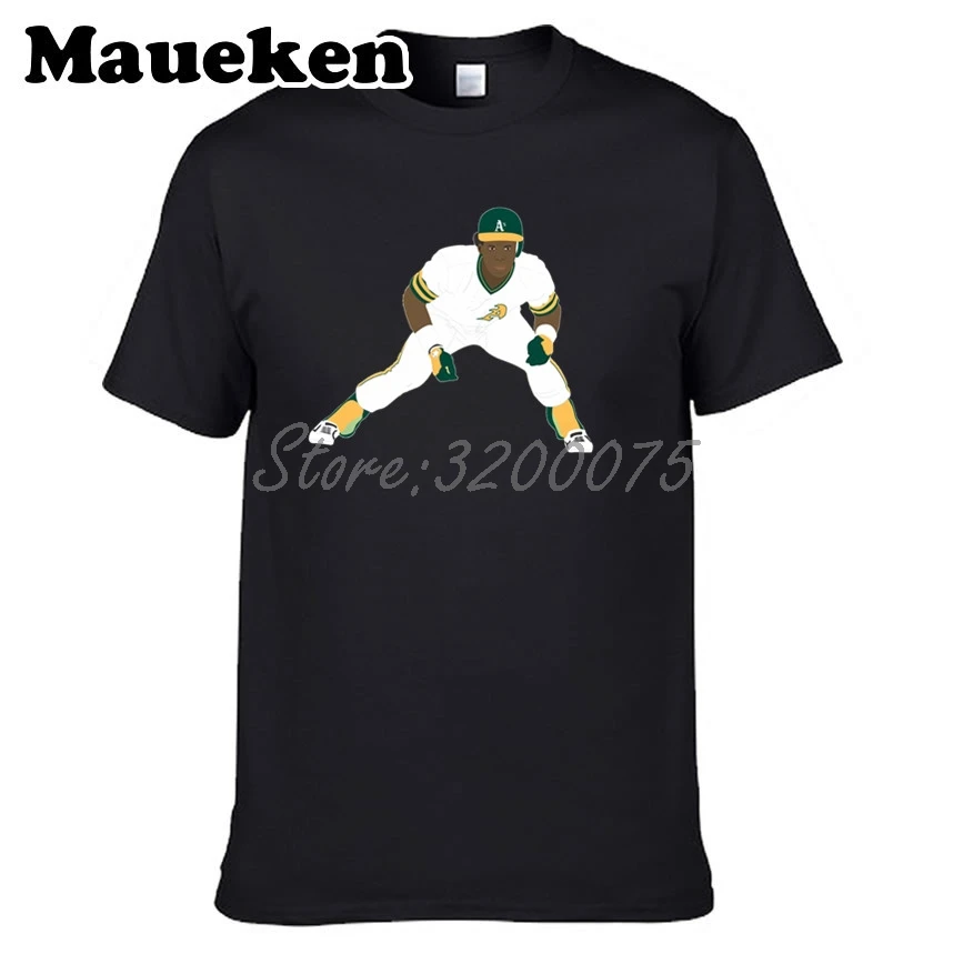 Мужская футболка Oakland 35 Rickey Henderson одежда для любителей легкой атлетики подарок с