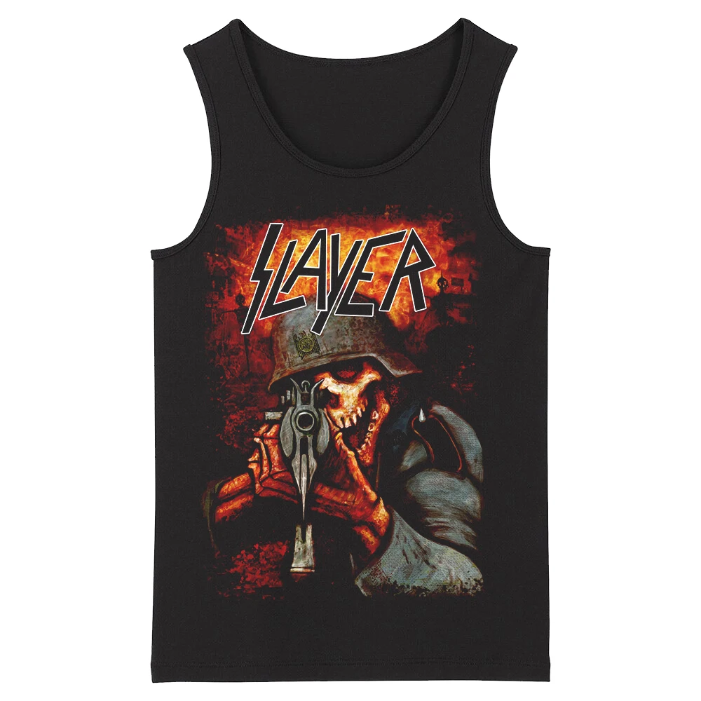 Todhoof Slayer THRASH тяжелый металл HardMetal Deathcore мужской топ топы на бретелях Азиатский размер