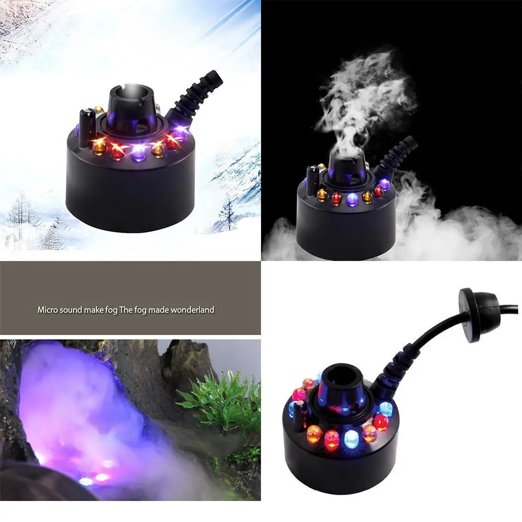 Portable Humidifier Mini USB Atomizer oil diffuser 220V-240V Ultrasonic humidificador Mist Maker With 12 Led Light for Home | Бытовая