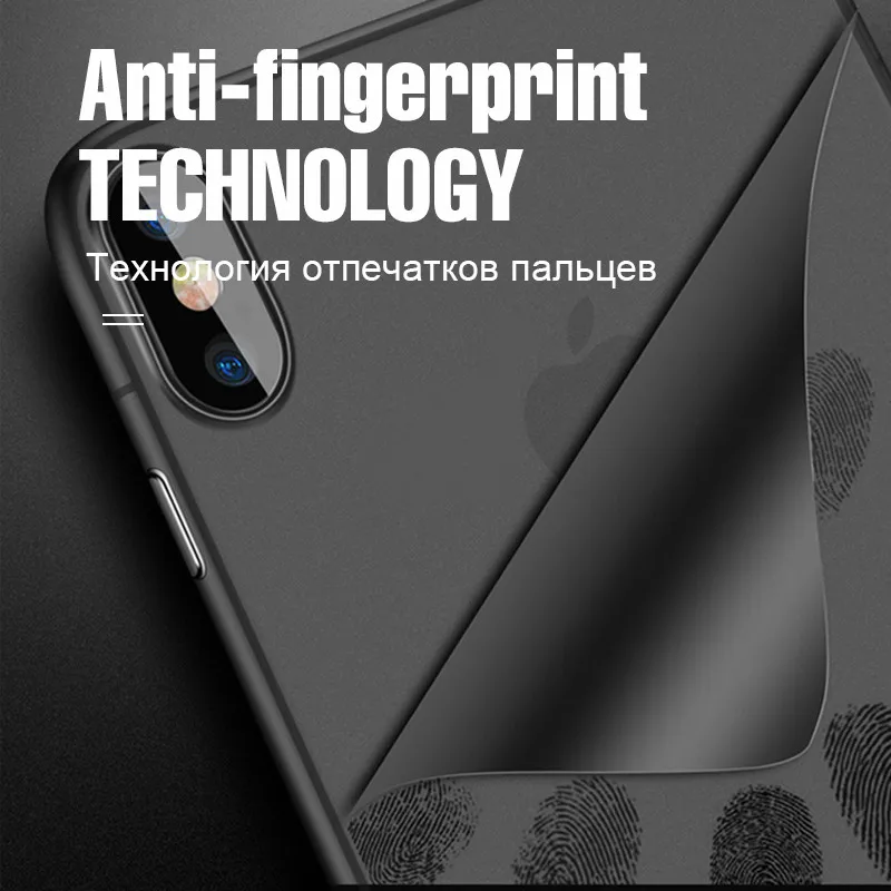 Ультратонкий матовый чехол ONEVAN 0 3 мм для iphone X XS Max XR 11pro противоударный защитный