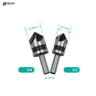 2 шт. HSS 5 Флейта Зенковки сверло 82 градусов точечный угол фаски расточки резак 14 