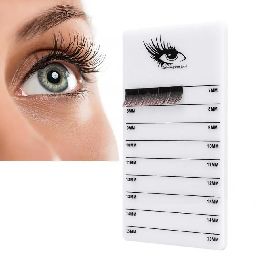 False Eyelashes Natural 7-15mm Eyelash Tray Stand Lashes Extension Grafting Planting Acrylic Board Makeup Tool | Красота и здоровье