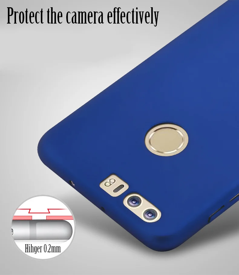 SIXEVE Matte Hard Case For Huawei Honor 6c Mate 8 9 5A Enjoy6S PC Phone Cover Hawei Mate8 Mate9 Y5 2017 Y6 II bumper Housing |