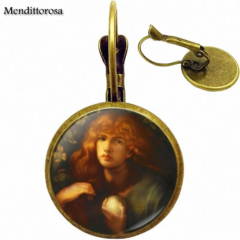 Luxury Brand Jewelry With Glass Cabochon For Women Men Party Roman Goddess of Flowers | Украшения и аксессуары