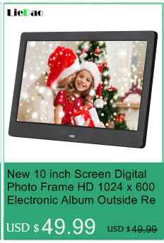 10 дюймов TFT экран светодиодный с подсветкой HD Цифровая фоторамка электронный альбом Полная Функция Фото Музыка Видео хороший подарок