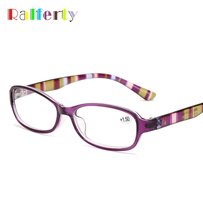 Ralferty винтажные очки для чтения женские против усталости пресбиопии в полоску с
