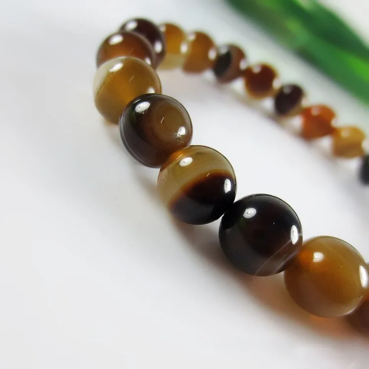 Браслеты из натуральных камней браслеты желтого оникса с эластичным шнурком